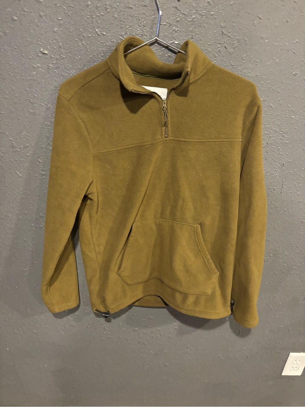 Men's Goodfellow Quarter-Zip Fleece Pullover
